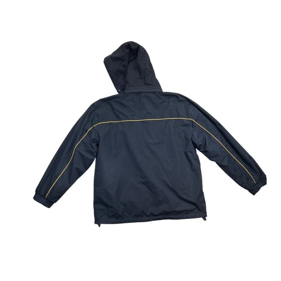 Reversible Coat Unisex Blue‎ Juneau Alaska Detachable Hood Pockets - Picture 2 of 11